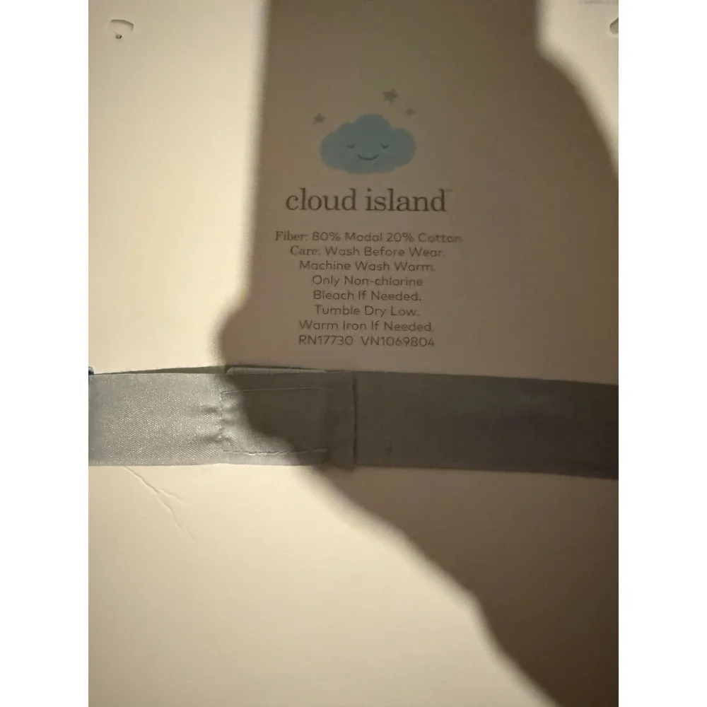 Cloud‎ Island 2-Pack Hooded Baby Towels Blue Rainbow Grid Modal Cotton Blend NEW